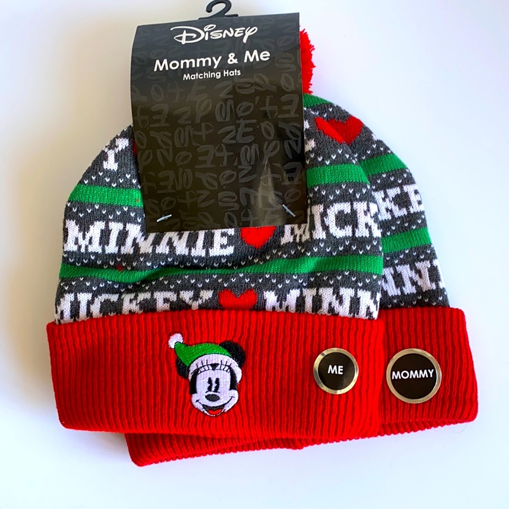 Disney Mommy & Me Matching Christmas Beanie Hats